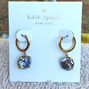 Kat Spade Black In a Flash Small Dangle Earring (1623)